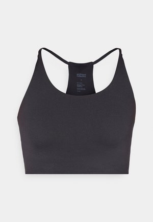Girlfriend Collective FLOAT CLEO HALTER BRA - Urheiluliivit: kevyt tuki - black