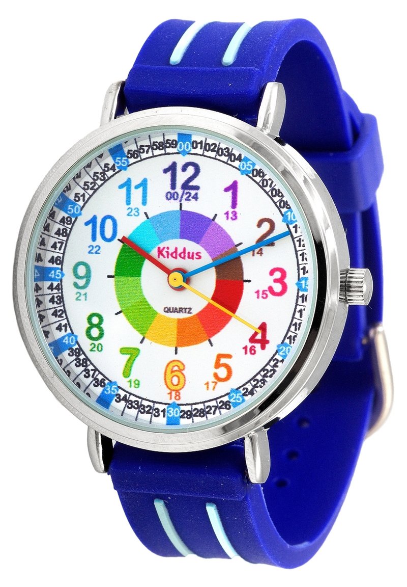 KIDDUS TIME TEACHER Uhr blue/gelb Zalando.de