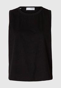 SLFESSENTIAL BOXY TANK - Top - black