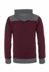 Cipo & Baxx Kapuzenpullover - burgundy-grey