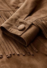 Next REGULAR FIT - Giacca di pelle - tan brown