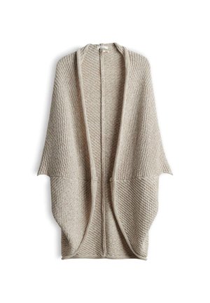 OPUS, KNITTED WAFFLE TEXTURE - Cape - light mocca