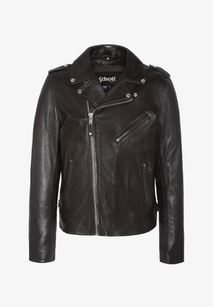 Schott Kožnata jakna - marron
