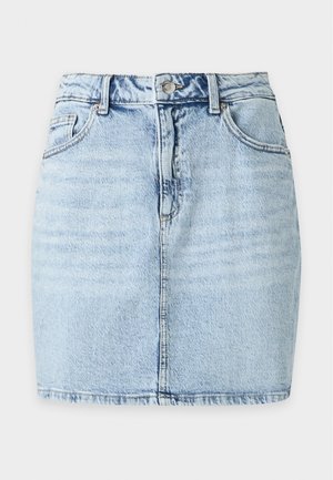 Vero Moda, Denim VMTESSA High waist Short - Mini suknja - light blue