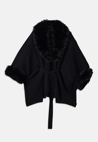 JOANNE SWEATER COAT TRIM - Cape - black