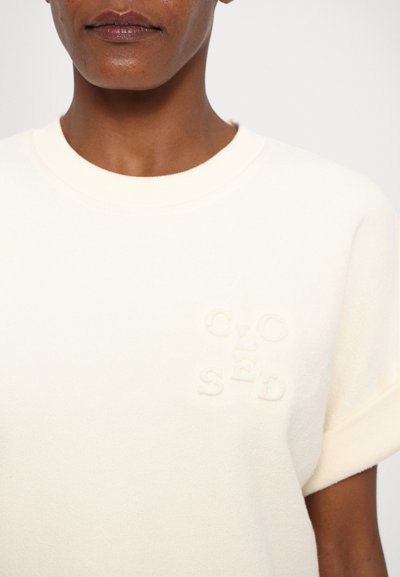 CLOSED CROPPED - Pamata T-krekls - off-white
