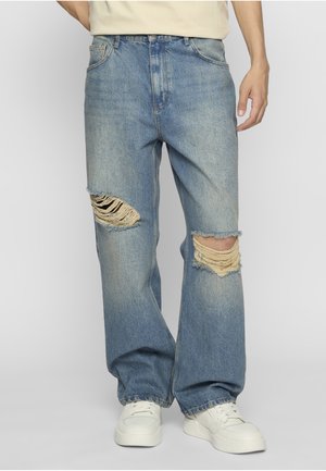 2Y Studios, ANDUIN RIPPED BAGGY - Φαρδύ τζιν - vintage blue
