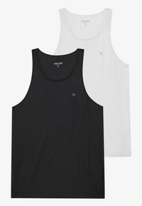 ESSENTIAL 2 PACK MUSCLE VEST WITH RACER BACK - Top - white,black