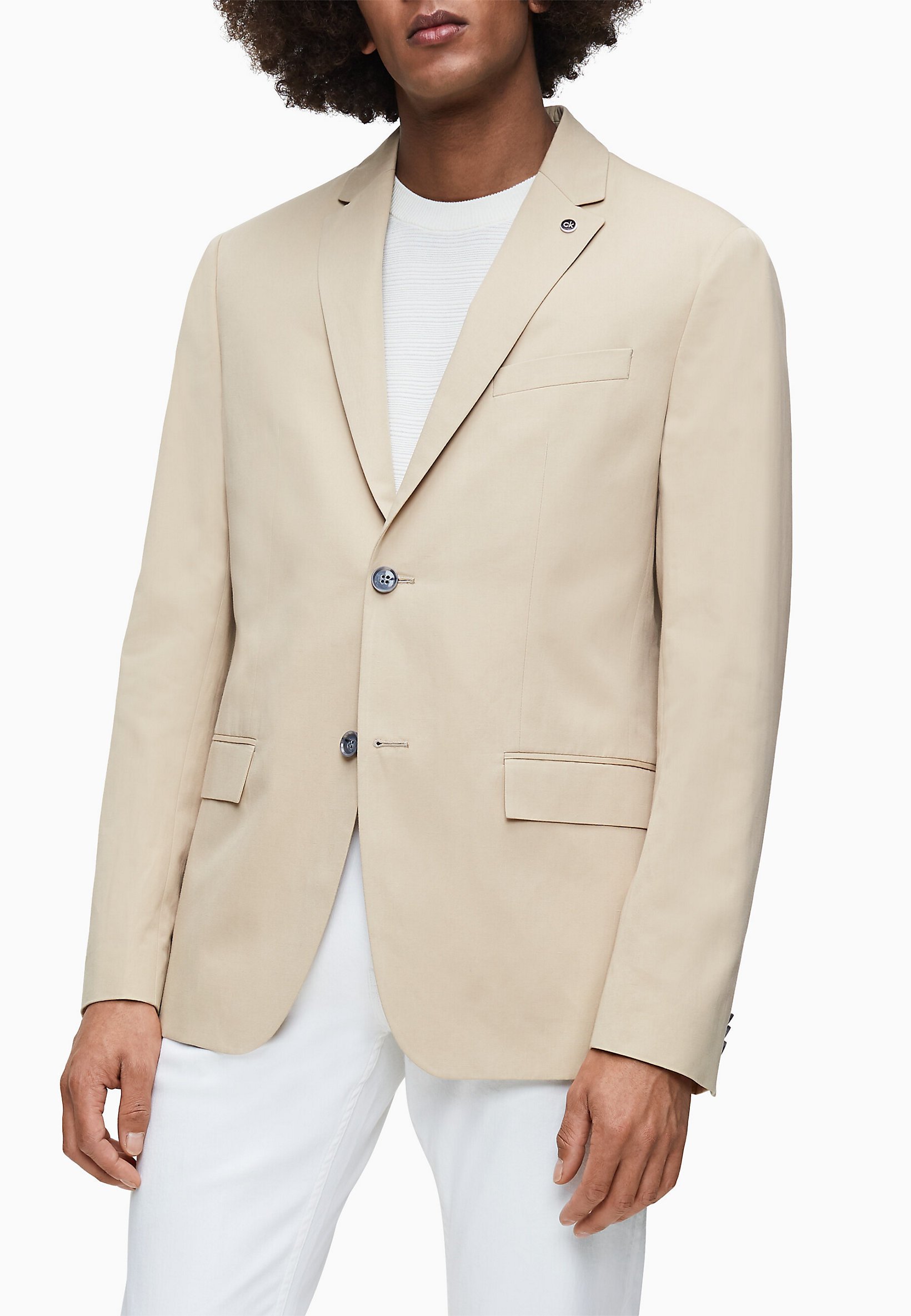Calvin Klein COTTON LINEN - Blazer 