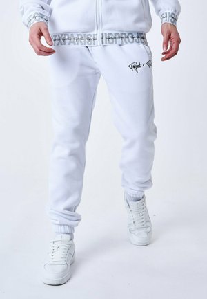 BANDE ÉLASTIQUE LOGOTÉE - Pantaloni sportivi - blanc