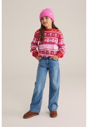 WE Fashion Pulover - bright pink