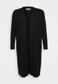 NMCITY LONG CARDIGAN CURVE - Cardigan - black