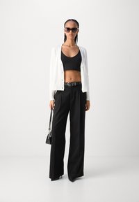 Marc O'Polo CARDIGAN LONGSLEEVE V-NECK - Ζακέτα - white