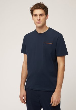 Harmont & Blaine CON TASCHINO - Camiseta básica - blu scuro
