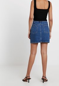 Even&Odd Áčková sukně - light-blue denim