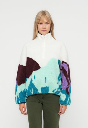ONLASPEN O NECK - Felpa in pile - cloud dancer