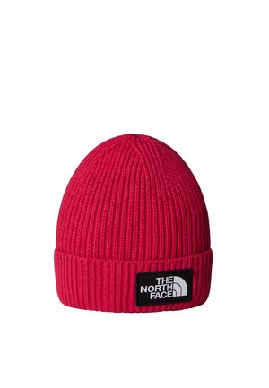 The North Face LOGO BOX CUFFED UNISEX - Σκούφος - red
