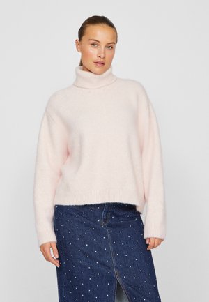 VILA, VIJADA LS ROLLNECK - Maglione - barely pink