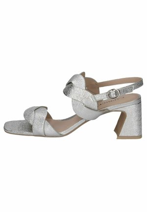 Riemensandalette - silver metal