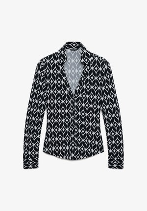 Calliope ROMBI - Button-down blouse - var ultrablack