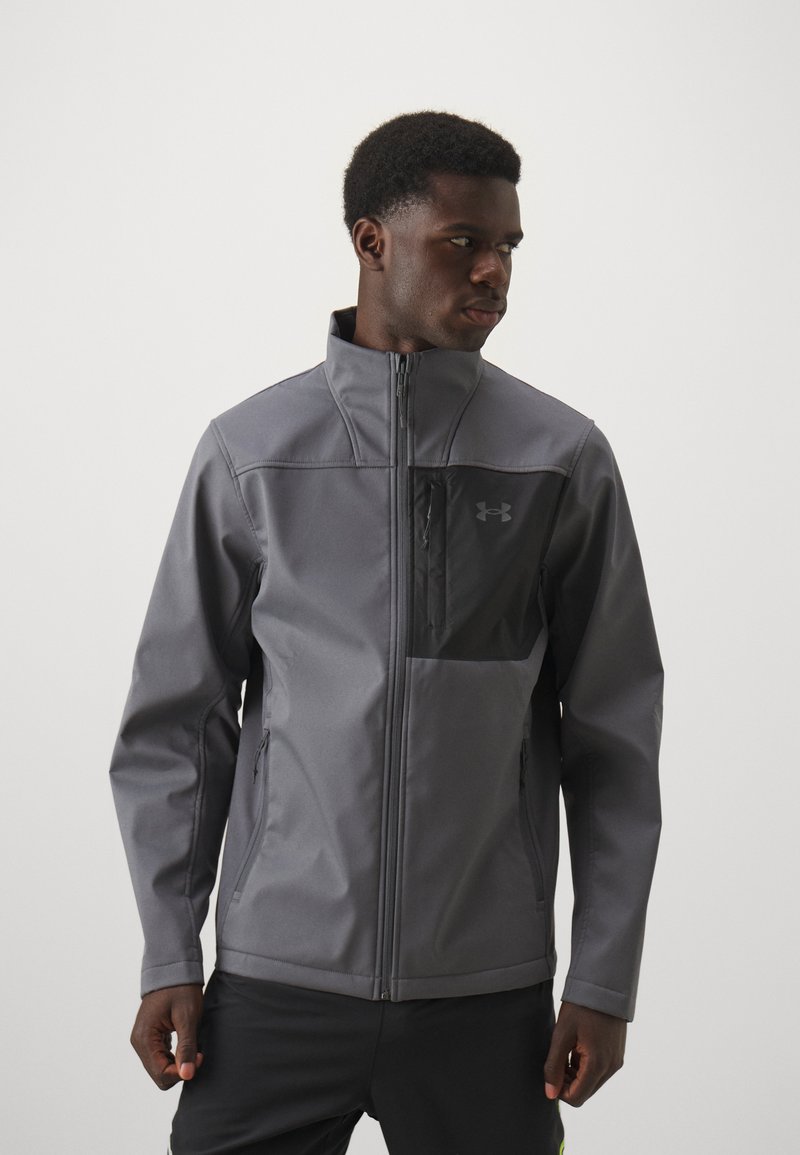 Under Armour SHIELD JACKET - Veste softshell - castlerock/black