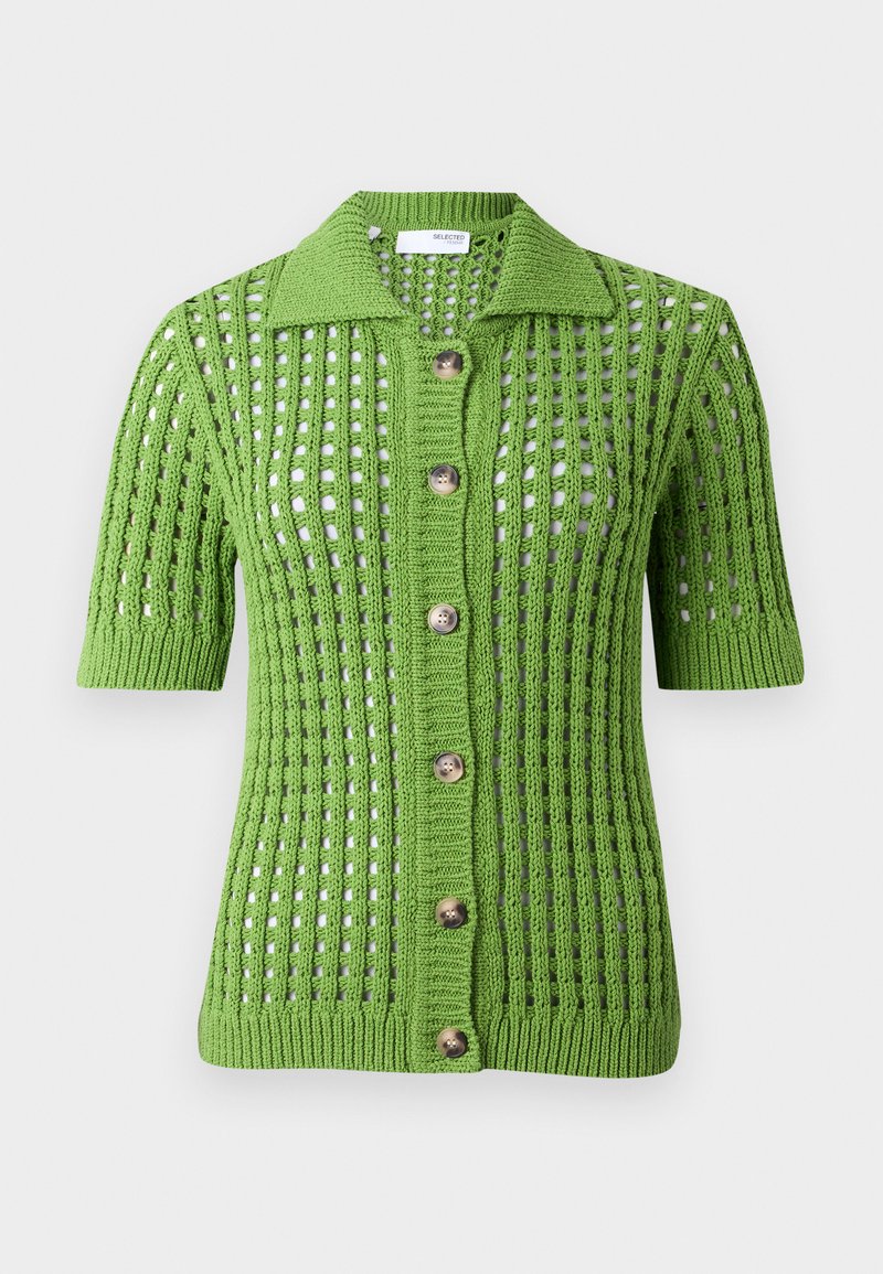 Selected Femme SLFELLEN COLLAR CARDIGAN Strickjacke spindle