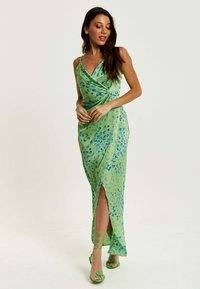 Liquorish ANIMAL PRINT WRAP - Maxi dress - multicoloured