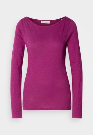 Marc O'Polo LONG SLEEVE BOAT NECK - Long sleeved top - fresh berry