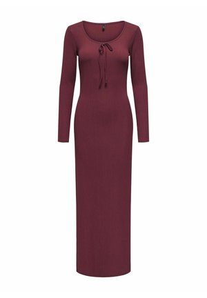 ONLY, ONLHILLARY Long - Maxi šaty - cabernet