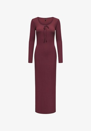 ONLY, ONLHILLARY Long - Maxi šaty - cabernet