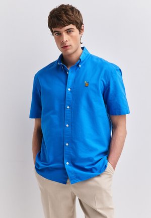 Next, REGULAR FIT - LIGHT WEIGHT OXFORD SHORT SLEEVE SHIRTS . - Košeľa - blue