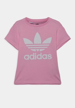 TREFOIL TEE UNISEX - T-Shirt print - true pink/white