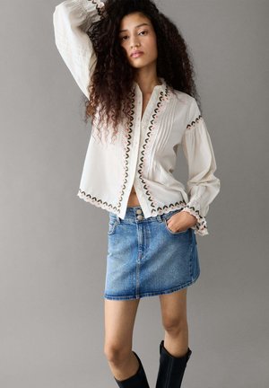 Pepe Jeans, JENIFER SHIRT - Риза с копчета - mousse white