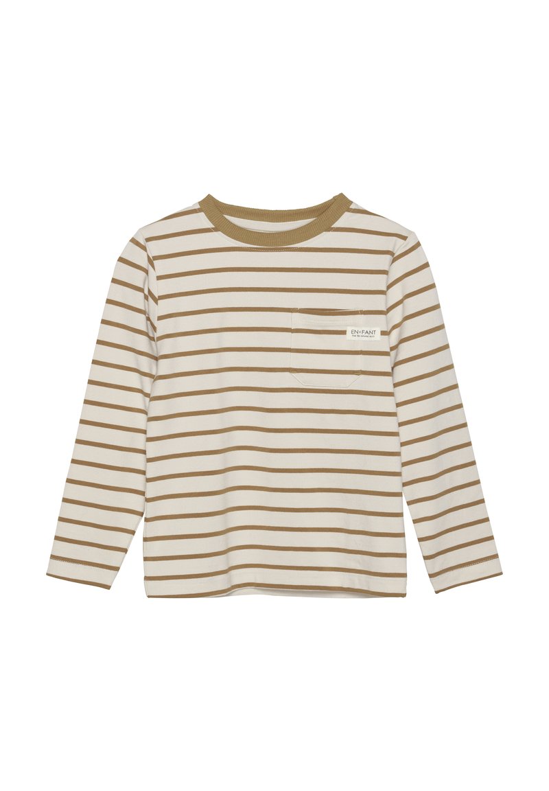 EN FANT - LS STRIPE - Longsleeve - sandshell, Vergroten