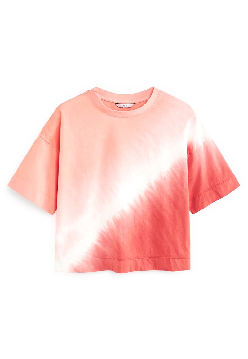 Next T-shirt print donkerroze