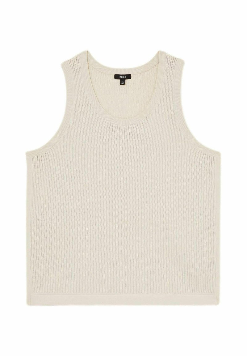 Reiss REGULAR FIT - WATSON TEXTURED  - Top - off white