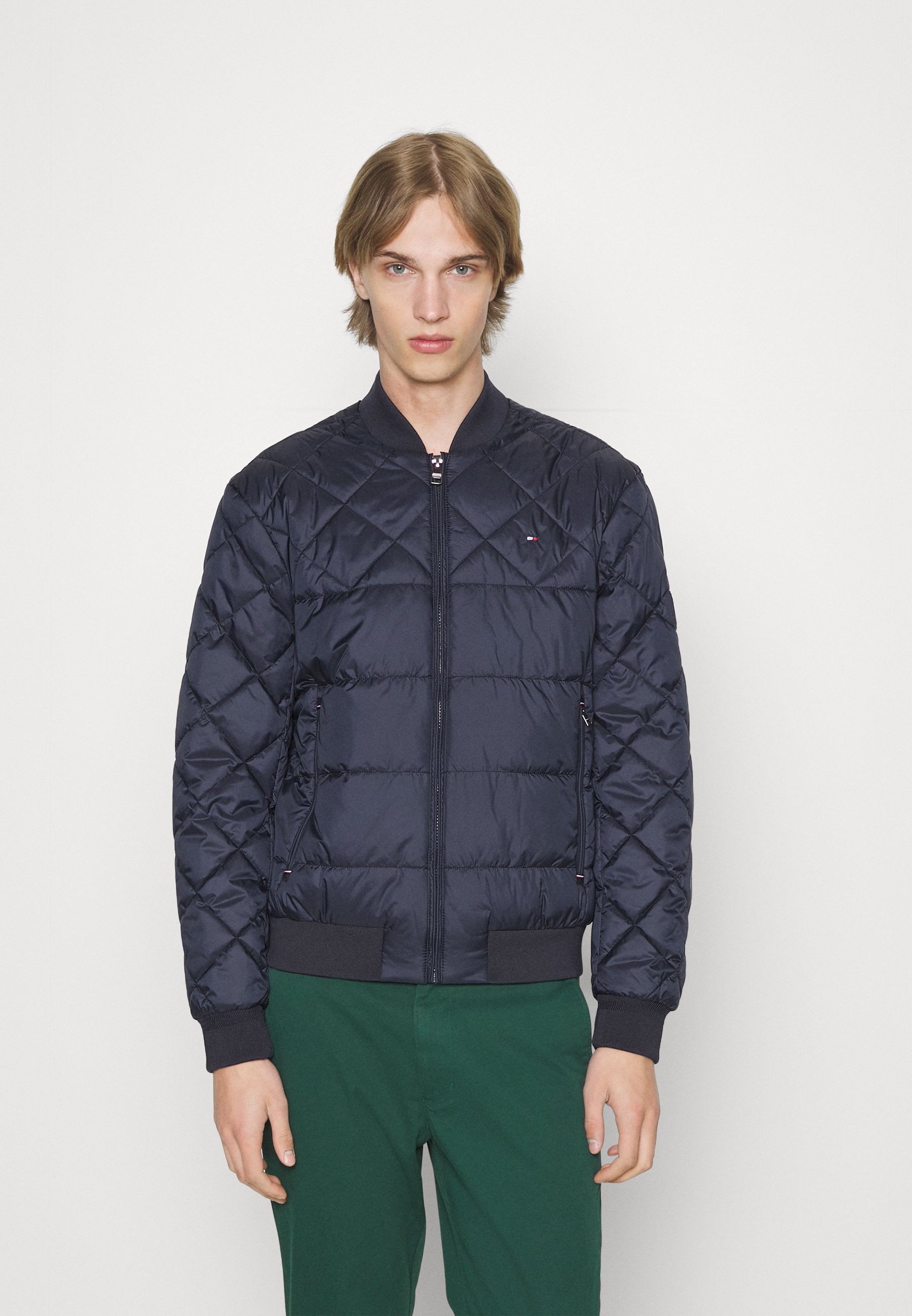 tommy hilfiger bomber jacket navy
