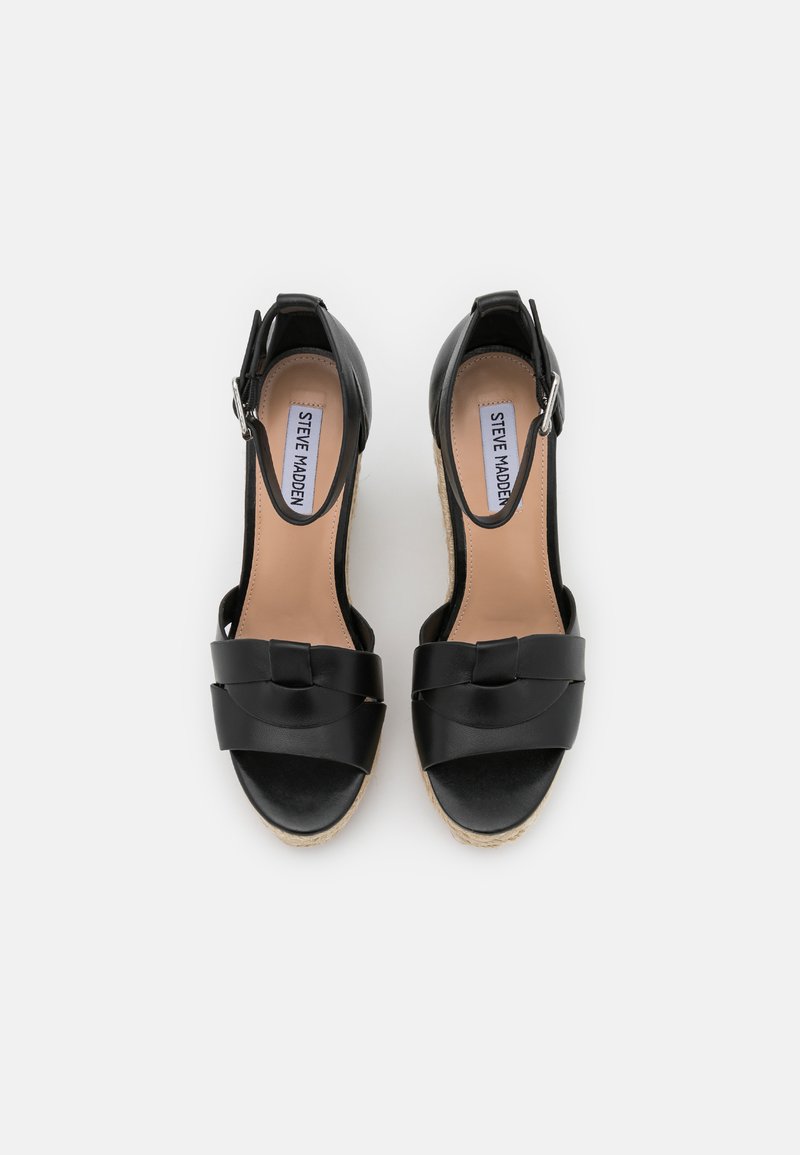 Steve Madden Sandalo Undone Con Zeppa Donna - Espadrillas Con Fibbia, Punta Quadrata - 5