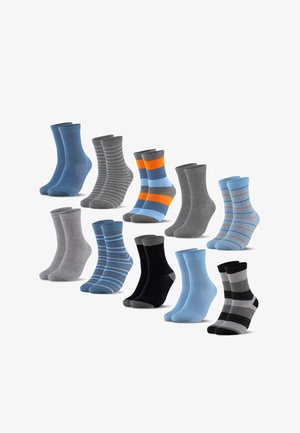 OCCULTO 10 PACK BUNTE - Socken - blaugrau