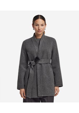Klassisk kappa / rock - schwarz black grey