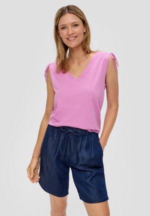ÄRMELLOSES MIT BINDEDETAIL - Top - rosa
