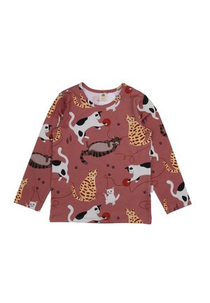 PLAYFUL CATS - Print T-shirt - pink