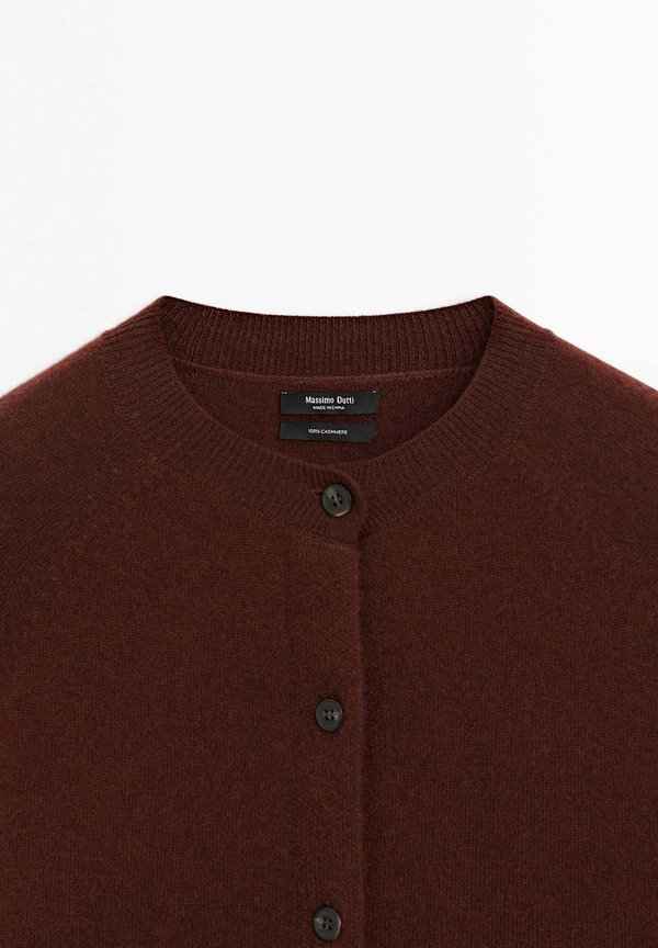 LONG SLEEVE  - Cardigan - bordeaux3