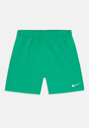Zelene atletske kratke hlače s elastičnom trakicom u struku, izrađene od laganog materijala. Imaju bijeli Nike logo na donjoj desnoj nozi.