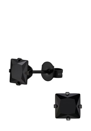 QUADRATISCHE MIT ZIRKONIA - Orecchini - black