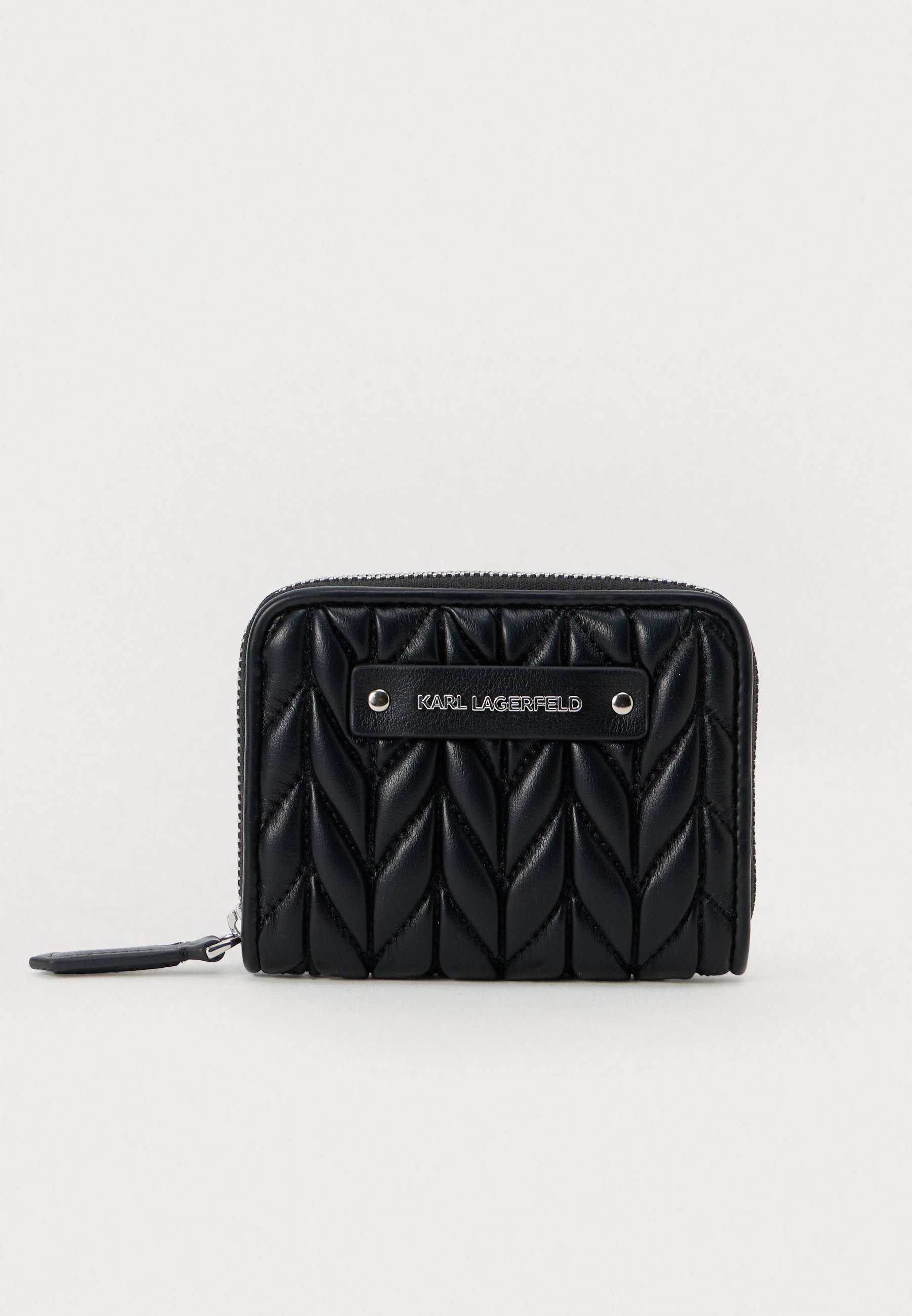 Portefeuille Compact Karl Lagerfeld En Simili Cuir Blanc - Style élégant Et Pratique