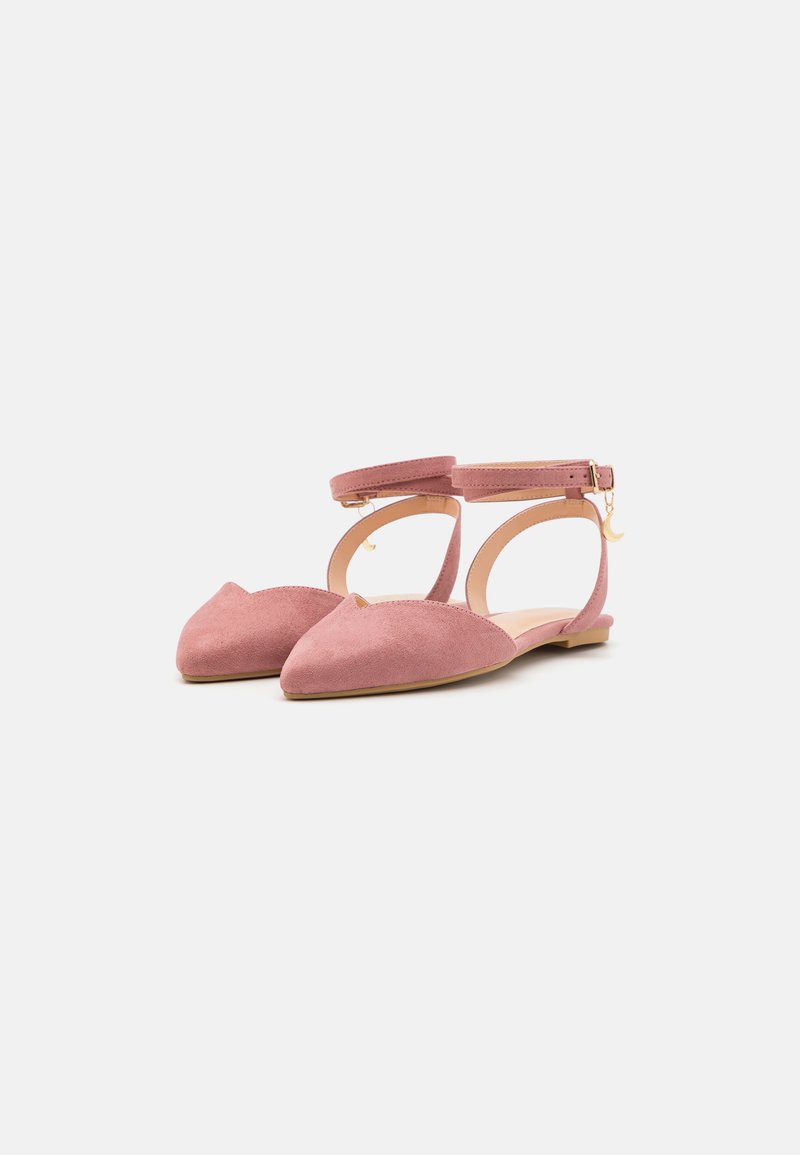 Anna Field Ankle strap ballet pumps light pink Zalando