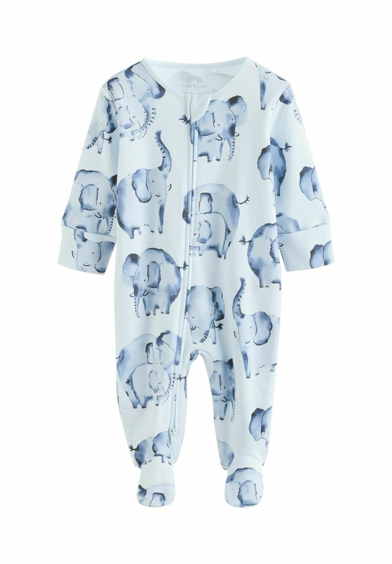 NEXT Confezione 7 Body Manica Corta Per Neonato – Blu Alzavola – Taglia 1 Mese (56 Cm) – Marchio Inglese
