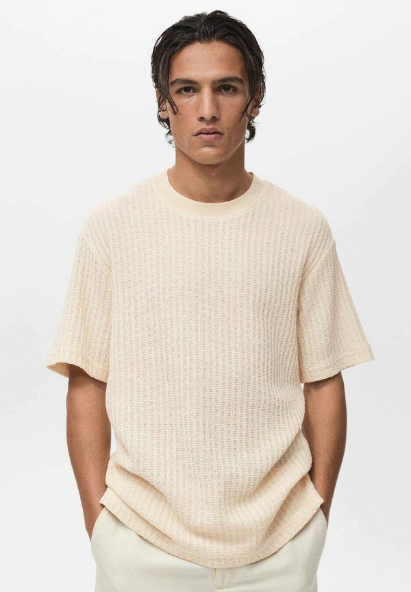 OPEN - T-Shirt basic - beige