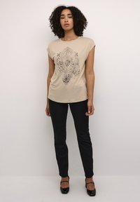 Kaffe KAMALLY - T-shirts print - feather gray